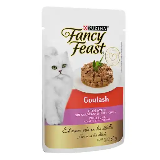Fancy Feast Alimento Húmedo para Gato Sabor Atún Goulash