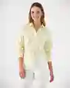 Camisa Amarillo Fulgurante Medio Talla XXL 619F060 Esprit