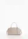 Bolso P Ona Offwhite Talla 99 Mujer Mango