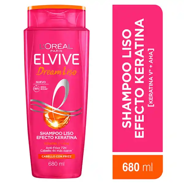 Shampoo L'Oreal Paris Elvive Dream Liso 680 ml