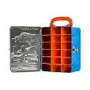 Hot Wheels Car Case Organizador Metálico Azul