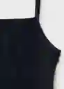 Vestido Pichi Tere Tejano Soft Talla S Mujer Mango