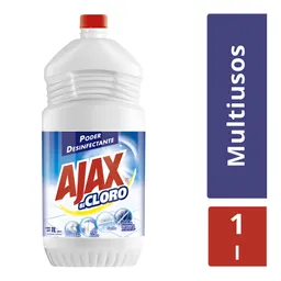 Limpiador Líquido Ajax Poder Desinfectante Botella 1 L