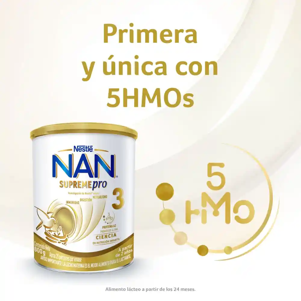 Alimento lácteo NAN SUPREMEPRO 3 x 800g