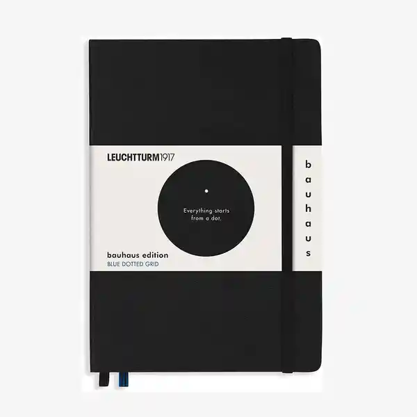 Leuchtturm1917 Cuaderno Grande Puntos Negro Hc