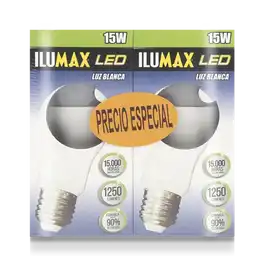 Ilumax Bombillo Led 15W Luz Blanca E27 15000H