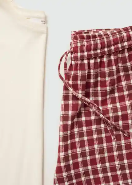 Pijama Combofra Granate Talla XS Mujer Mango