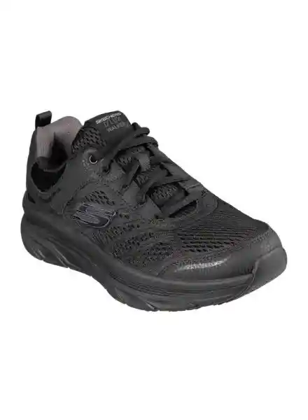 Skechers Tenis DLux Walker Para Hombre Negro Talla 8