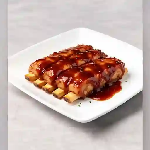 Costillas de cerdo bbq