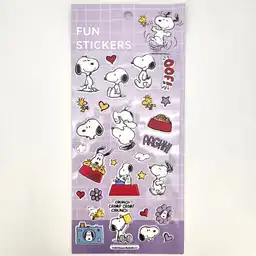 Calcomanía y Estampas Puffy B Serie Snoopy Miniso