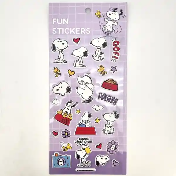 Calcomanía y Estampas Puffy B Serie Snoopy Miniso