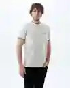 Camiseta Hombre Crudo Talla M 800G003_CRU135304 Americanino