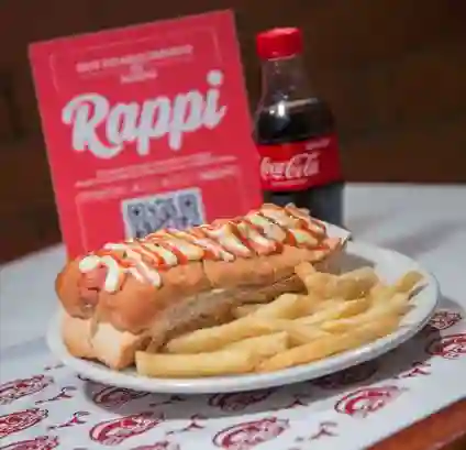 Combo Perro Caliente + Papas + Bebida