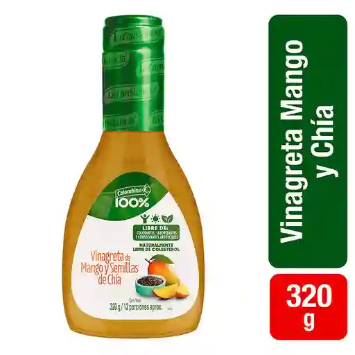 La Constancia Vinagreta Mango Y Chia320 Gr
