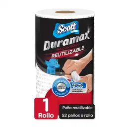 Toalla de Papel Reutilizable Scott Duramax 1 Rollo 52 Hojas