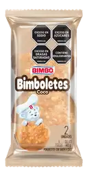 Bimbo Ponquecitos Bimboletes Coco 40 G