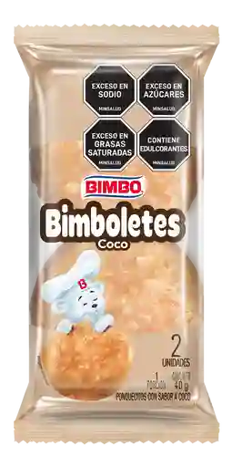 Bimbo Ponquecitos Bimboletes Coco 40 G