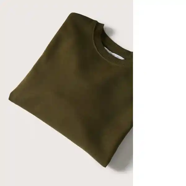 Sudadera Hongkong Khaki Talla 12 Niños Mango