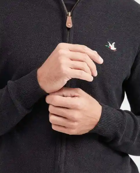 Chaqueta Tejida Timeless Negro Sombrio Ultraoscuro S Chevignon