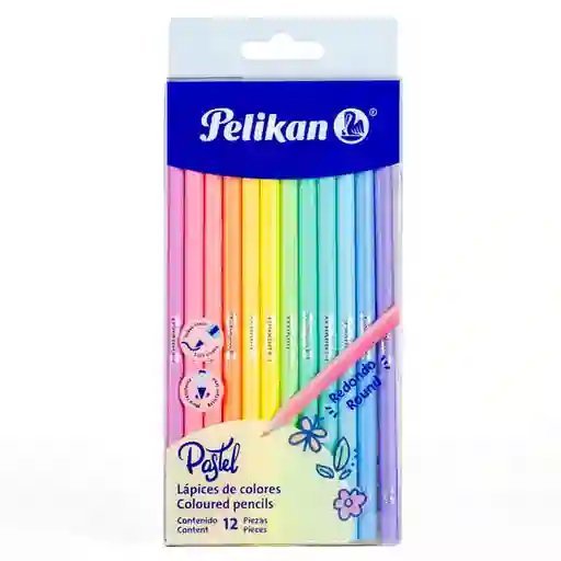 Colores Pastel Pelikan X 12