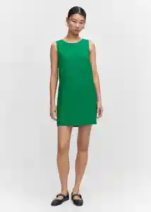 Vestido Tika Verde Talla 18 Mujer Mango