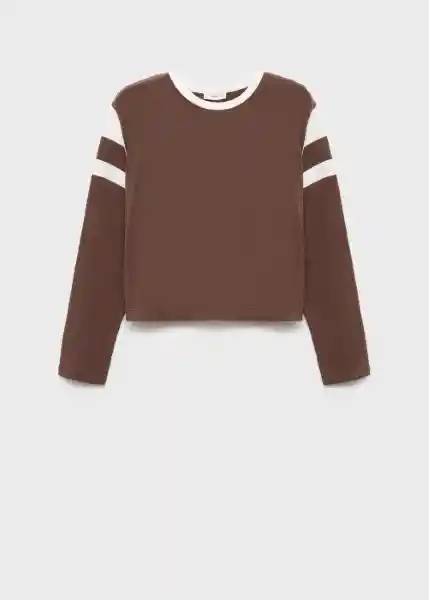 Camiseta Chocolat Marrón Talla 20 Teen Niñas Mango