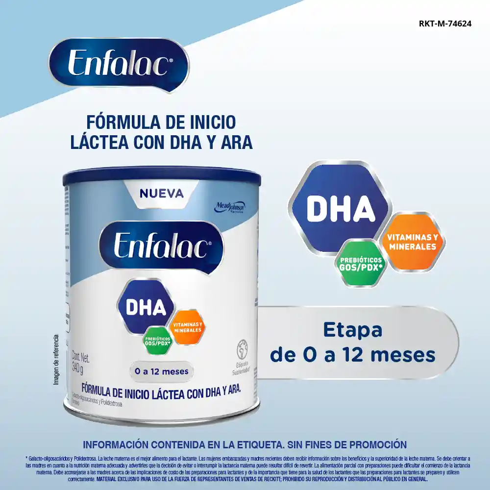 Formula Infantil Enfalac de 0 a 12 Meses