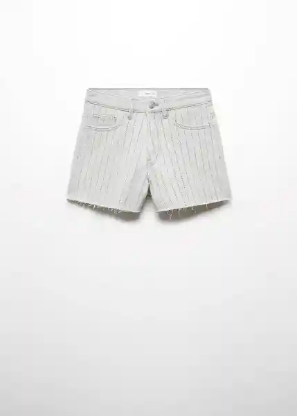 Short Bright Tejano Gris Talla 23 Niñas Mango