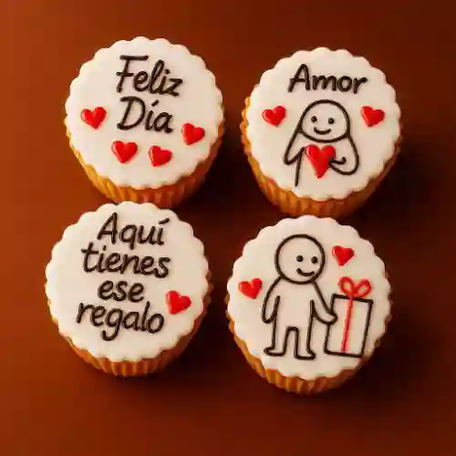 Caja de Cupcakes Regalo