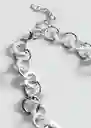 Collar Amparo Plata Talla 99 Mujer Mango