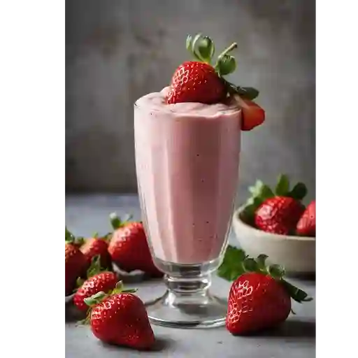 Crema frutal en leche