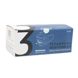 Mdv Tapaboca Desechable en Empaque Individual