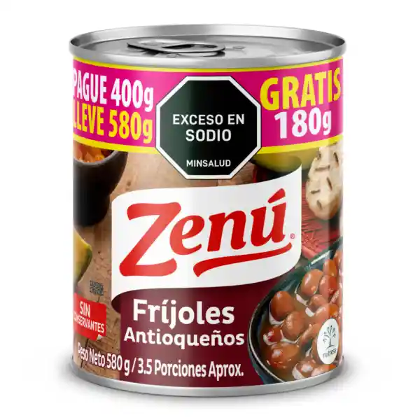 Zenú Frijol Antioqueños 580 g