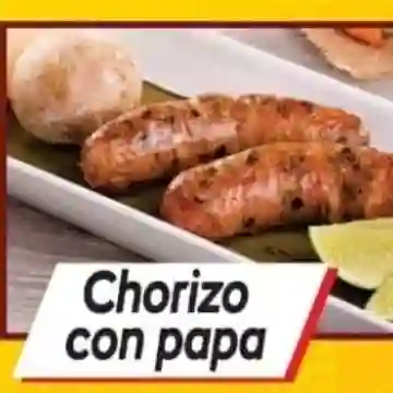 Chorizo con Papa Salada