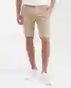 Short Utility Masculino Beige Albarizo Medio Talla 36 Chevignon