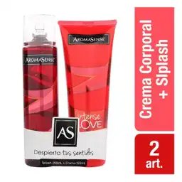 Aromasense Splash Intense Love + Crema Corporal