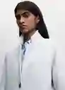Abrigo Cubito Gris Claro Vigoré Talla 18 Mujer Mango
