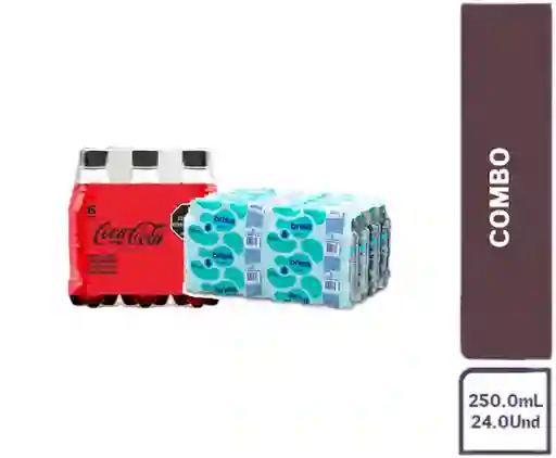 Combo Agua Brisa + Coca Cola Sin Azúcar