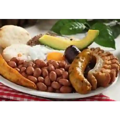 Bandeja Típica Montañera