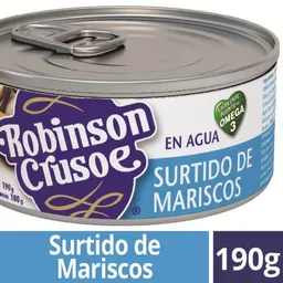Robinson Crusoe Surtido de Mariscos en Agua