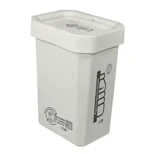 Estra Caneca Ecobins Vaiven Blanco 10 L