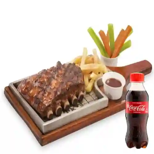 Combo Costilla Al Carbón + Coca-Cola Original 200 ml