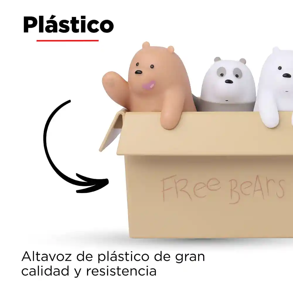 Miniso Bocina Osos Escandalosos Free Bears Modelo B99