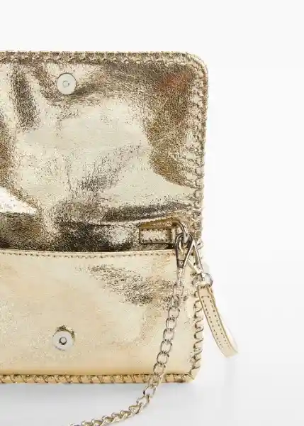 Bolso P Dorado Oro Talla 99 Niña Mango