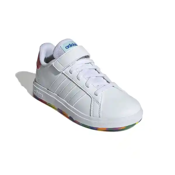 Adidas Zapatos Grand Court Niño Blanco Talla 4 Ref: Id0737