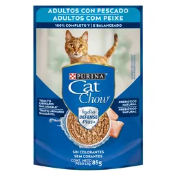 Cat Chow Alimento Húmedo Gatos Adultos Pescado