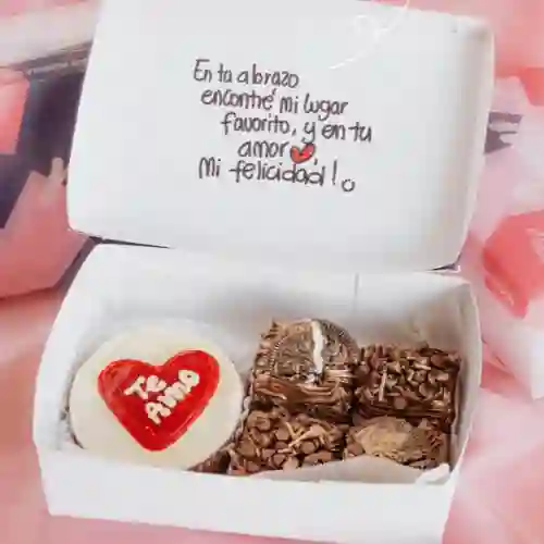 Box Mini Redondo - Te Amo