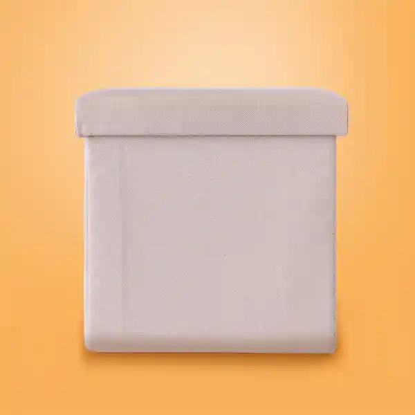 Organizador de Tela Plegable Cuadrada Beige Miniso