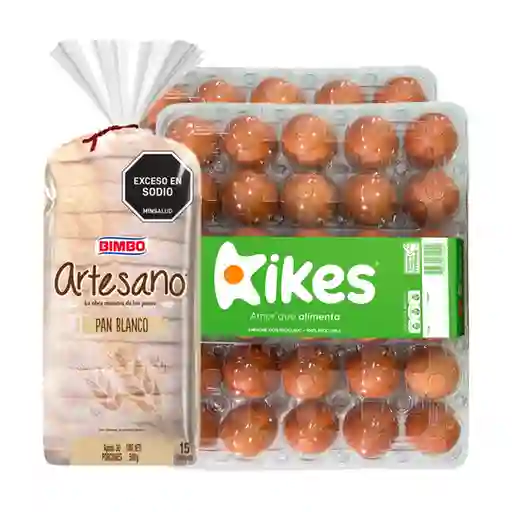 Combo Bimbo Pan Artesano Tajado + Kikes Amor Que Alimenta