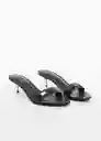 Sandalias Ani Negro Talla 36 Mujer Mango